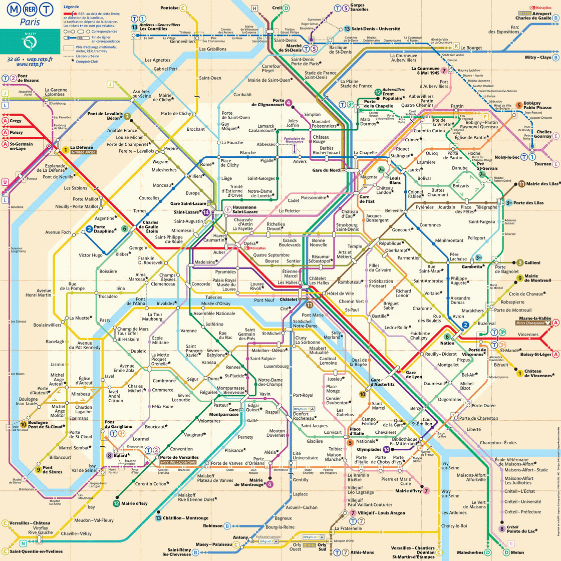 ratp metro plan