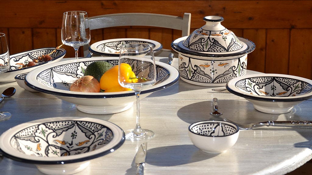 assiettes marocaines