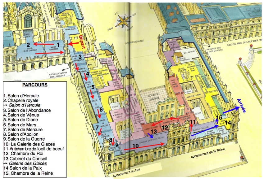 Plan du Chateau de Versailles