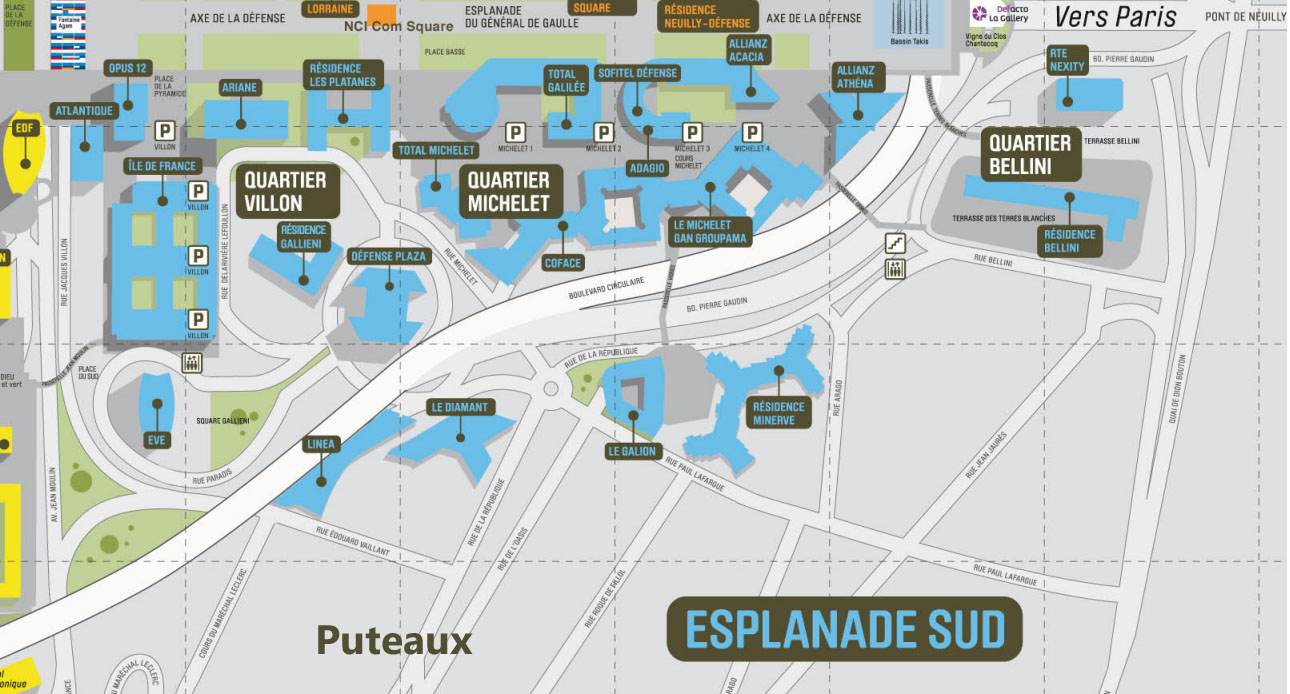 La défense - Paris - Esplanade Sud